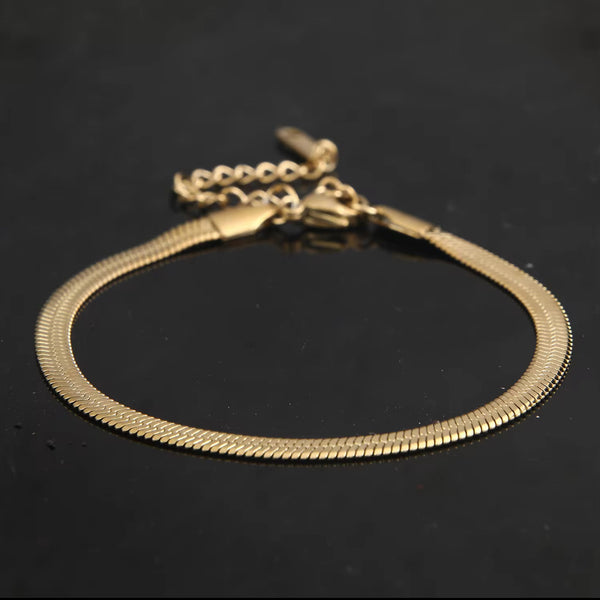 Snake Chain Bracelet (Gold)