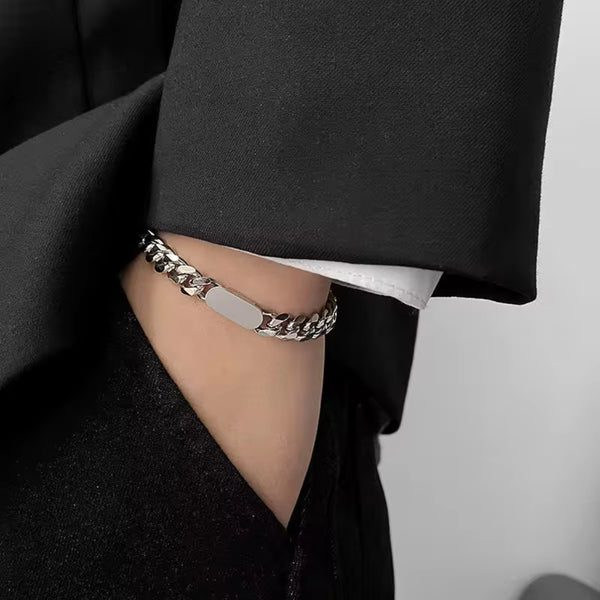 Cipher Curb Bracelet