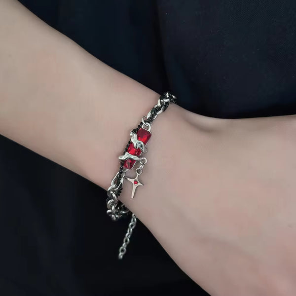 Rugged Nebula Bracelet (Red)