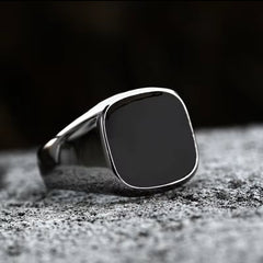 Black Signet Ring