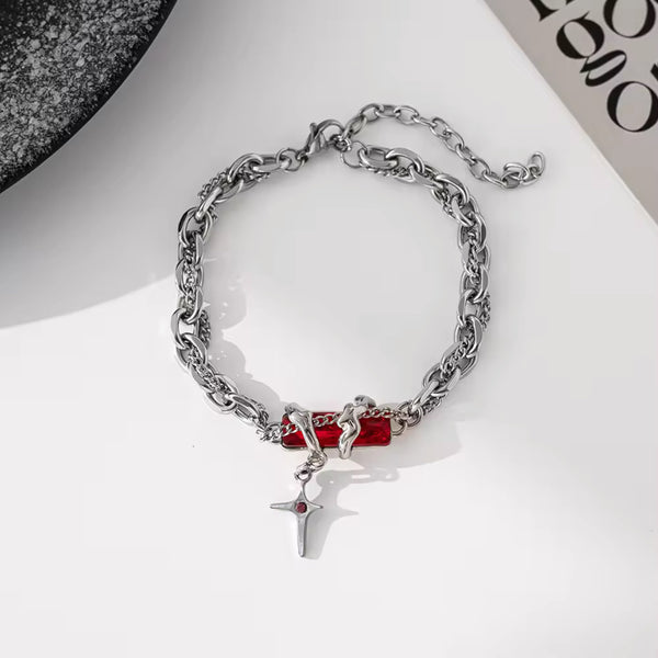 Rugged Nebula Bracelet (Red)