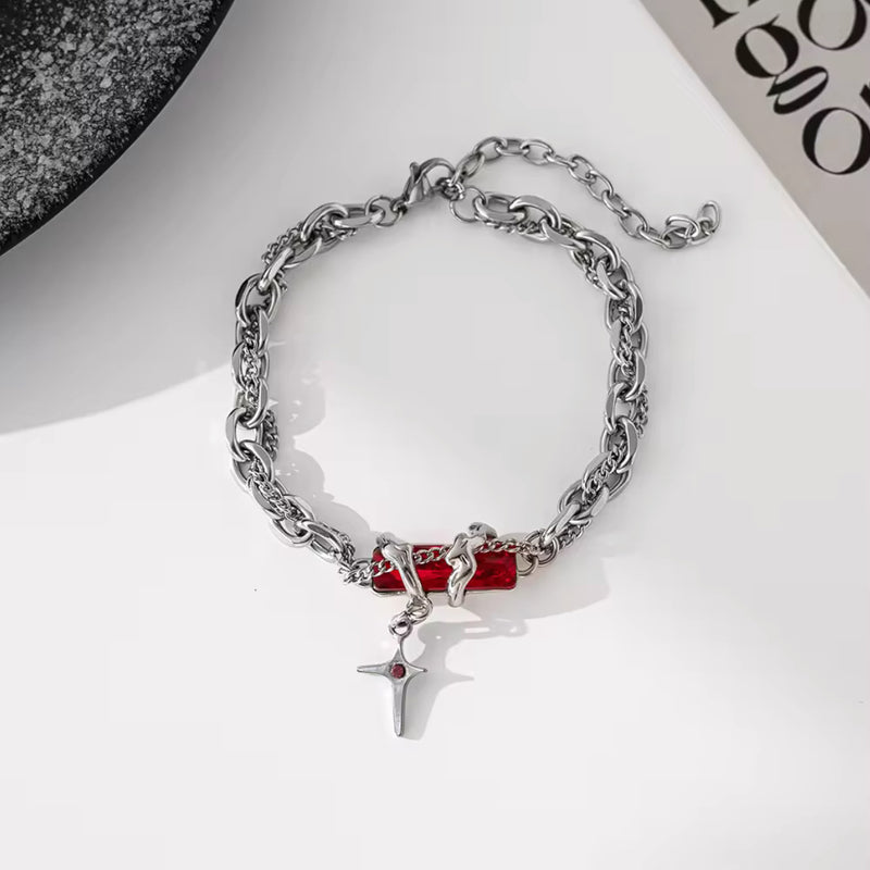 Rugged Nebula Bracelet (Red)