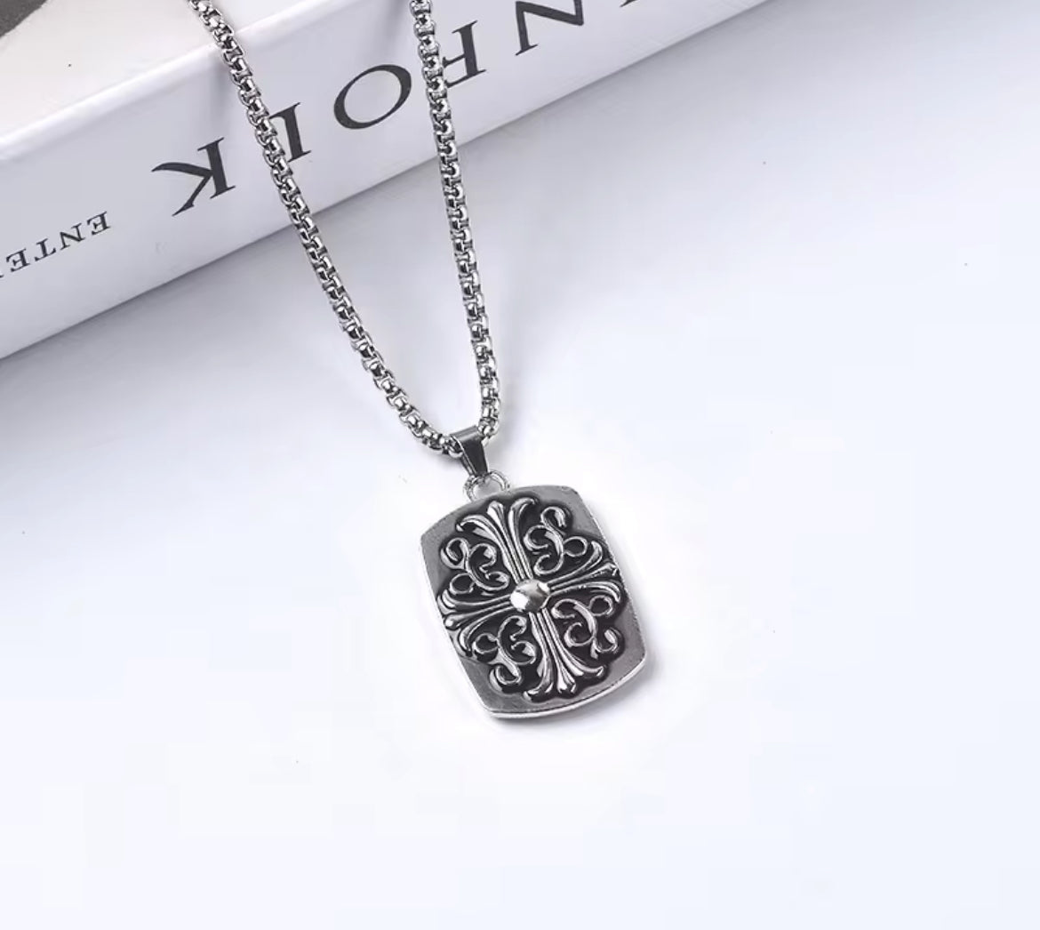 小物 Chrome Hearts Necklace Chrome Hearts Chain Necklace Pendant Gothic Y2K Silver