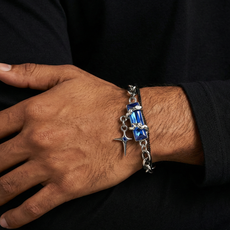 Rugged Nebula Bracelet (Blue)