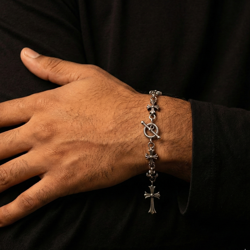 Vintage Chrome Bracelet V1 Stainless Steel