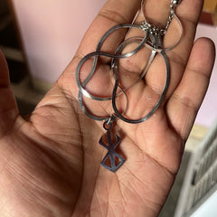 Brand of Sacrifice Pendant with snake chain (Small)